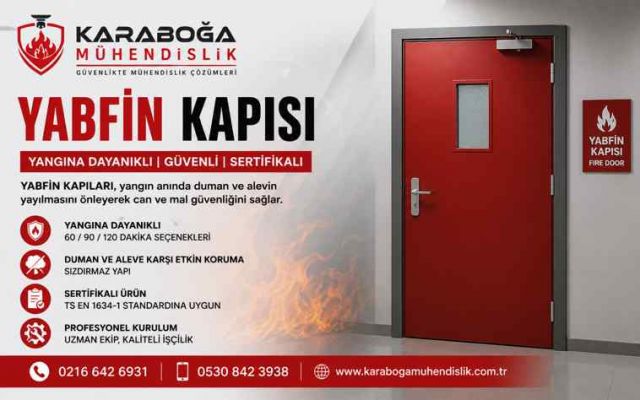 Pendik Yangın Kapısı İmalatı ve Montajı | Sertifikalı Yangın Kapıları