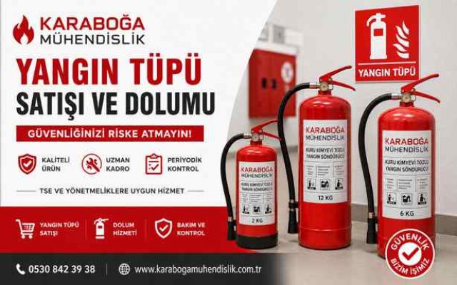 Pendik Yangın Tüpü Satışı ve Dolumu | Karaboğa Mühendislik
